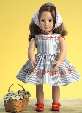 McCall's M7266 (Digital) | Retro Clothes for 18" Dolls