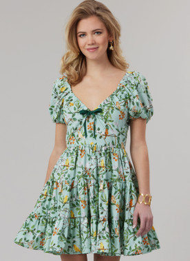 McCall's M8575 | McCall's Sewing Pattern Misses' Dress with Sleeve and Length Variations