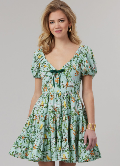 McCall's M8575 | McCall's Sewing Pattern Misses' Dress with Sleeve and Length Variations