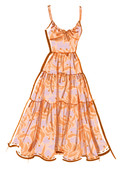 McCall's M8575 | McCall's Sewing Pattern Misses' Dress with Sleeve and Length Variations