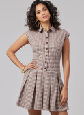 McCall's M8576 | McCall's Sewing Pattern Misses' Dress with Sleeve and Length Variations