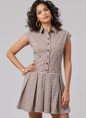 McCall's M8576 | McCall's Sewing Pattern Misses' Dress with Sleeve and Length Variations