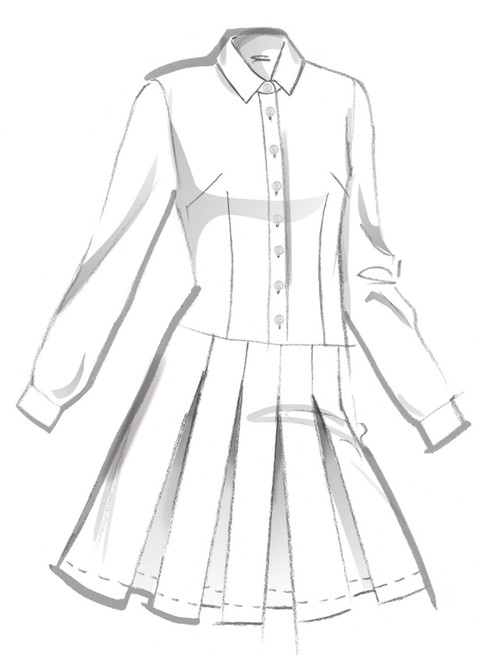 McCall's M8576 | McCall's Sewing Pattern Misses' Dress with Sleeve and Length Variations