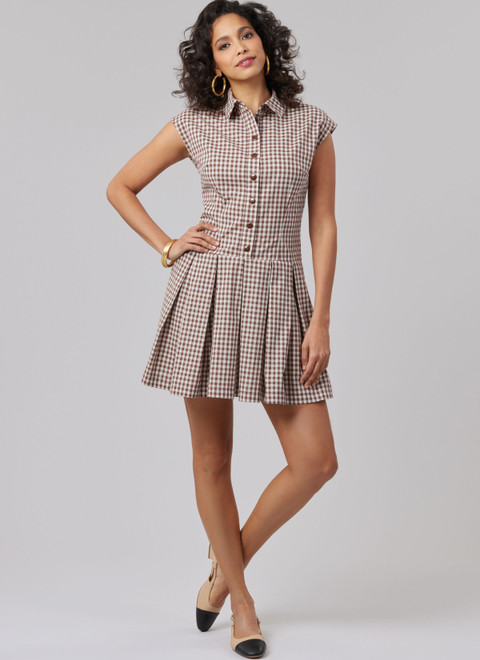 McCall's M8576 | McCall's Sewing Pattern Misses' Dress with Sleeve and Length Variations