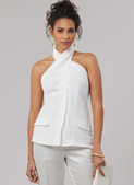 McCall's M8579 | McCall's Sewing Pattern Misses' Top in Two Lengths