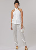 McCall's M8579 | McCall's Sewing Pattern Misses' Top in Two Lengths
