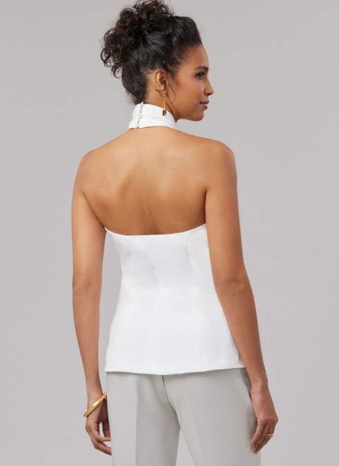 McCall's M8579 | McCall's Sewing Pattern Misses' Top in Two Lengths