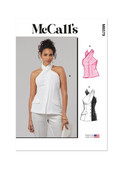 McCall's M8579 | McCall's Sewing Pattern Misses' Top in Two Lengths | Front of Envelope