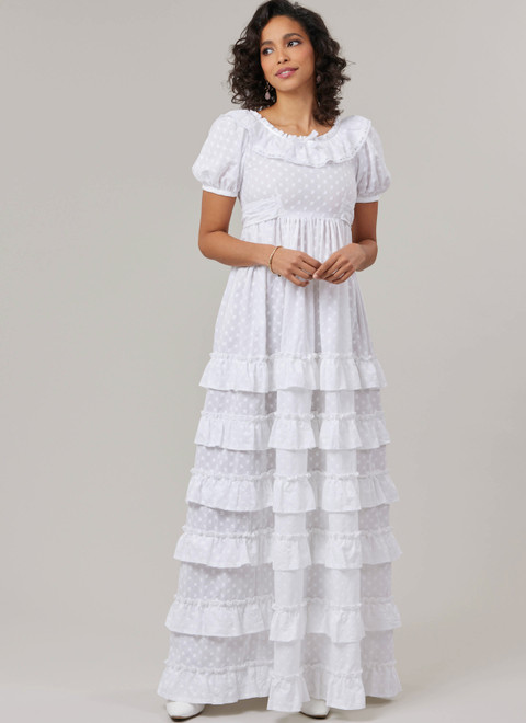 McCall's M8594 | McCall's Sewing Pattern 1970s Misses' Dress by Laura Ashley