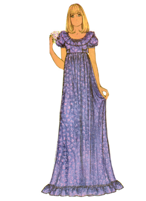 McCall's M8594 | McCall's Sewing Pattern 1970s Misses' Dress by Laura Ashley