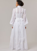 McCall's M8595 | McCall's Sewing Pattern 1980s Misses' Gown, Slip and Sash by Laura Ashley