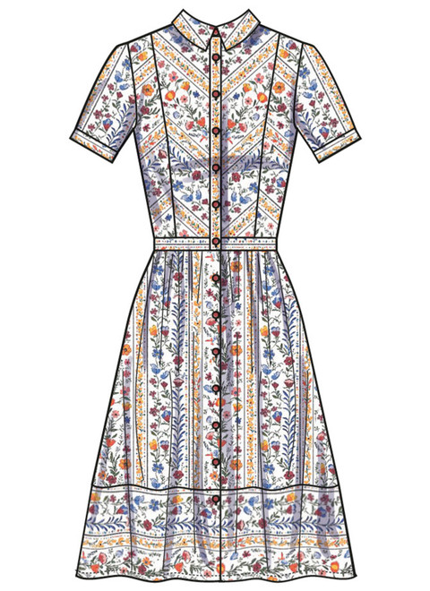 Simplicity S3098 | Simplicity Sewing Pattern Misses' Dress with Sleeve and Length Variations