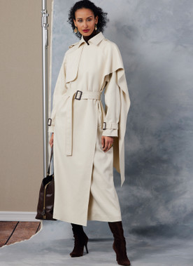 Vogue Patterns V2055 | Vogue Patterns Misses' Trench Coats and Belt