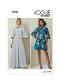 Vogue Patterns V2083 | Vogue Patterns Misses' Dress in Two Lengths | Front of Envelope