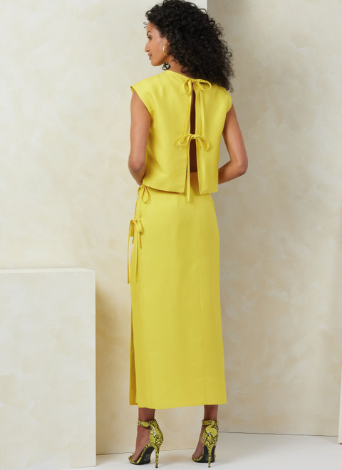 Vogue Patterns V2096 | Vogue Patterns Misses' Top and Skirt