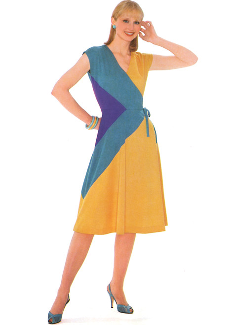 Vogue Patterns V2100 | Vogue Patterns 1980s Misses' Knit Dress by Diane Von Furstenberg