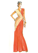Vogue Patterns V2100 | Vogue Patterns 1980s Misses' Knit Dress by Diane Von Furstenberg