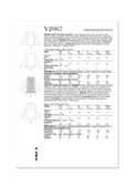 Vogue Patterns V2067 | Misses' Knit Top and Jacket by Marcy Tilton | Back of Envelope