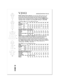 Vogue Patterns V2083 | Vogue Patterns Misses' Dress in Two Lengths | Back of Envelope