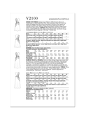 Vogue Patterns V2100 | Vogue Patterns 1980s Misses' Knit Dress by Diane Von Furstenberg | Back of Envelope